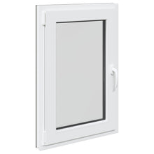 Kelderraam RISOR Antraciet 60 x 90 cm PVC en glas