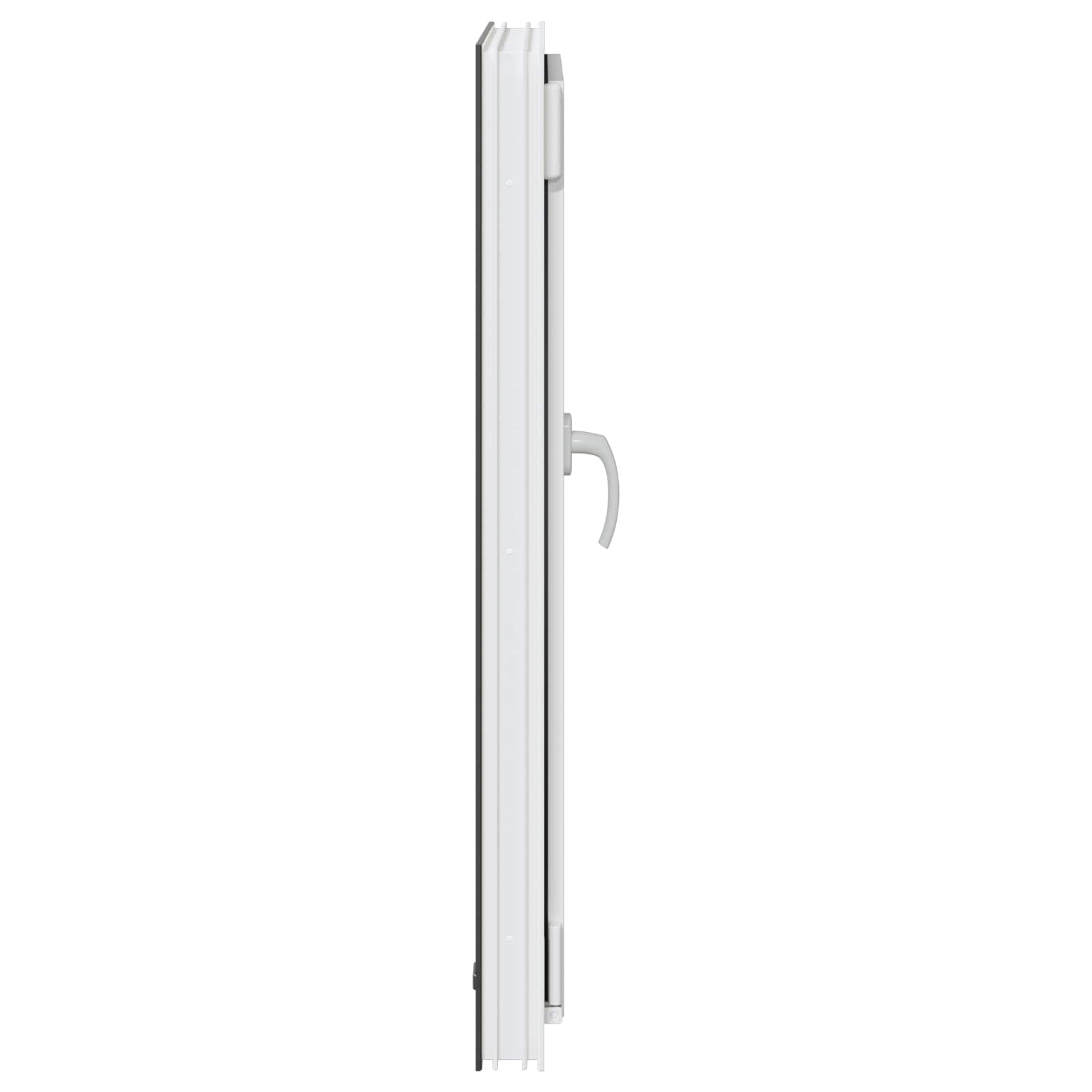 Kelderraam RISOR Antraciet 60 x 90 cm PVC en glas