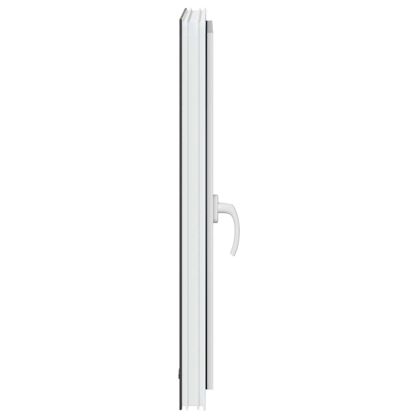 Kelderraam RISOR Antraciet 60 x 90 cm PVC en glas