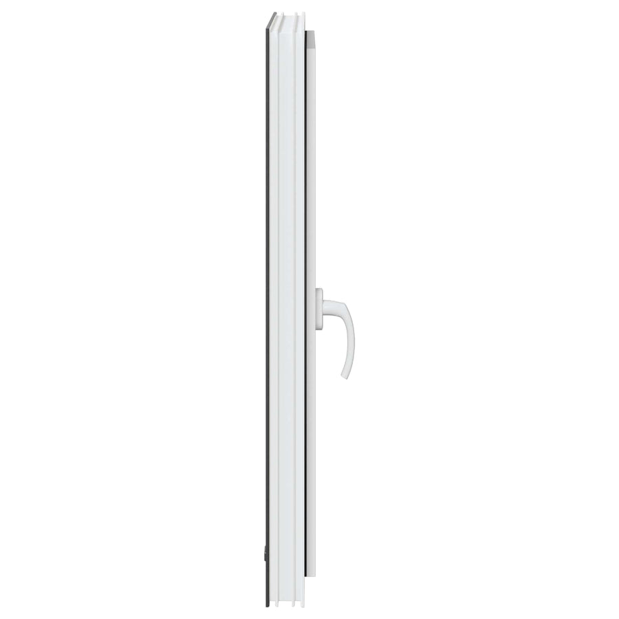 Kelderraam RISOR Antraciet 60 x 90 cm PVC en glas
