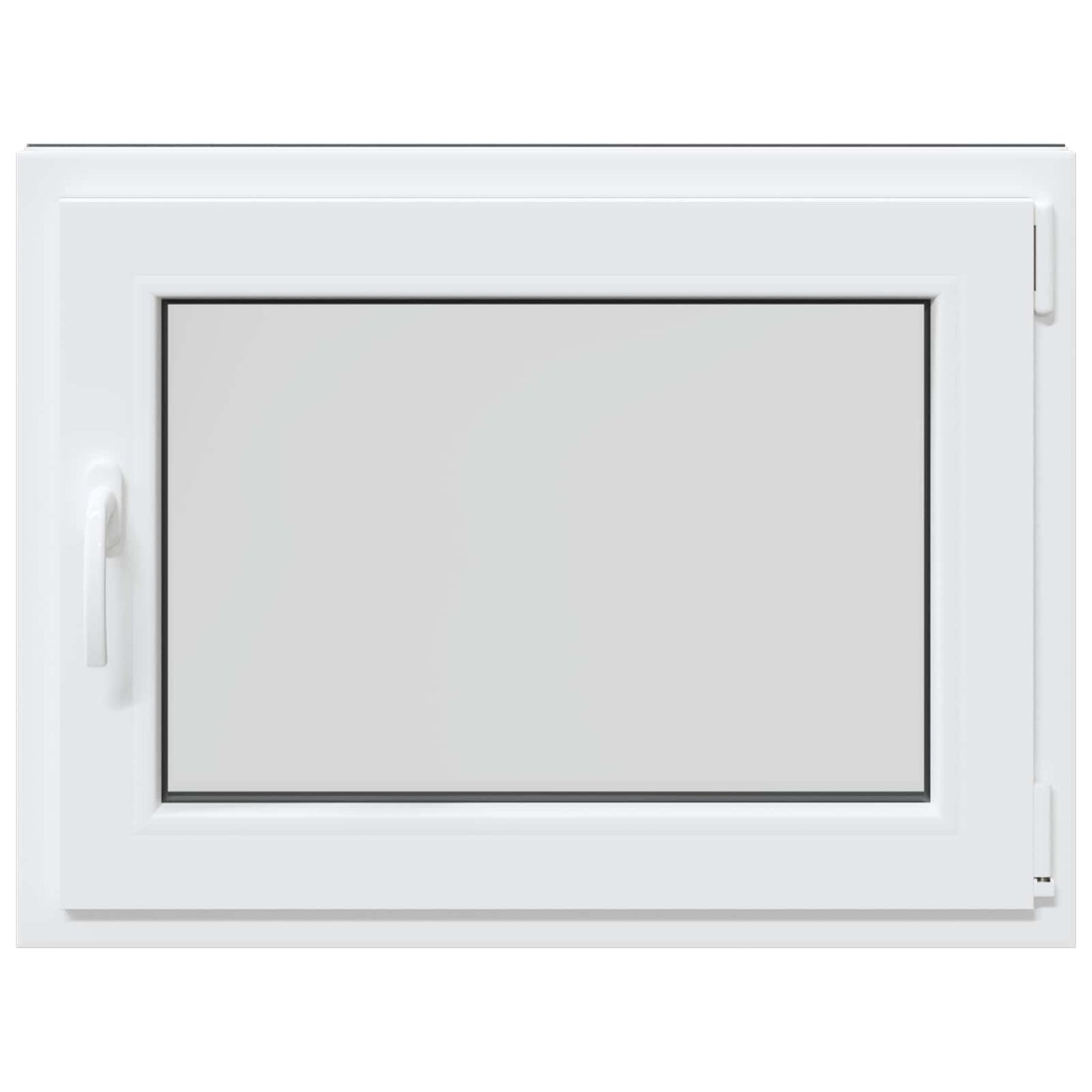 Kelderraam RISOR Antraciet 60 x 100 cm PVC en glas