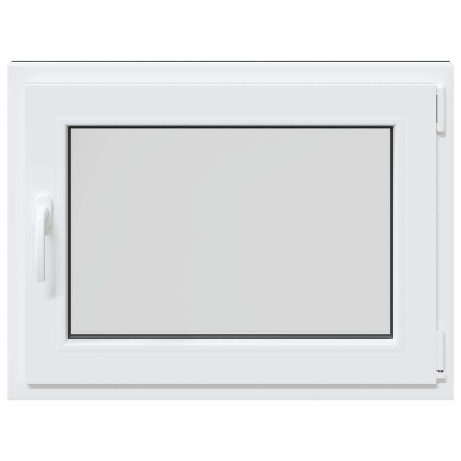 Kelderraam RISOR Antraciet 60 x 100 cm PVC en glas