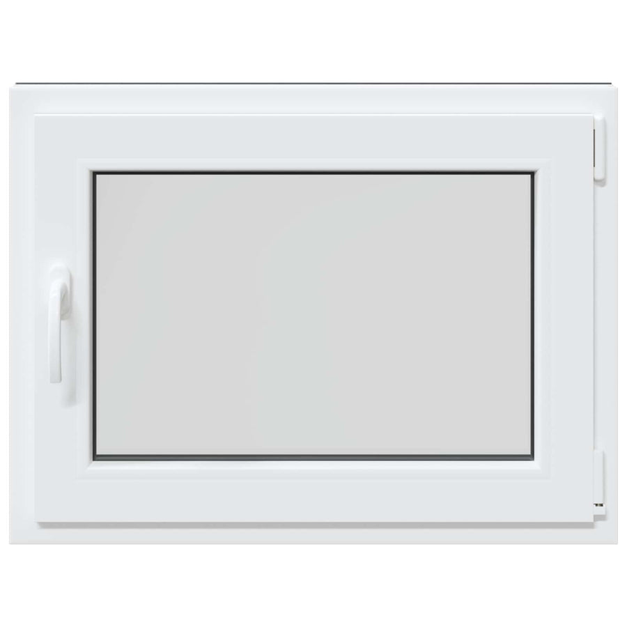 Kelderraam RISOR Antraciet 60 x 100 cm PVC en glas