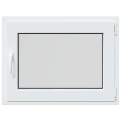 Kelderraam RISOR Antraciet 80 x 50 cm PVC en glas