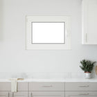 Kelderraam 80x70 cm PVC glas antraciet
