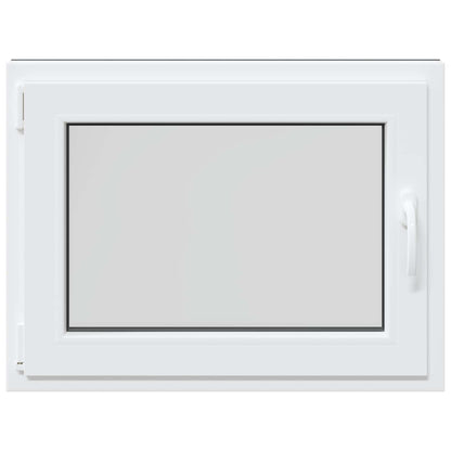 Kelderraam RISOR Antraciet 80 x 70 cm PVC en glas