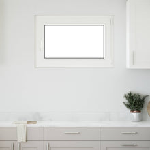 Kelderraam RISOR Antraciet 80 x 70 cm PVC en glas