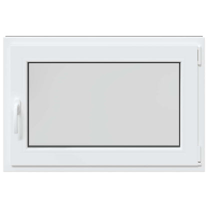 Kelderraam RISOR Antraciet 80 x 70 cm PVC en glas