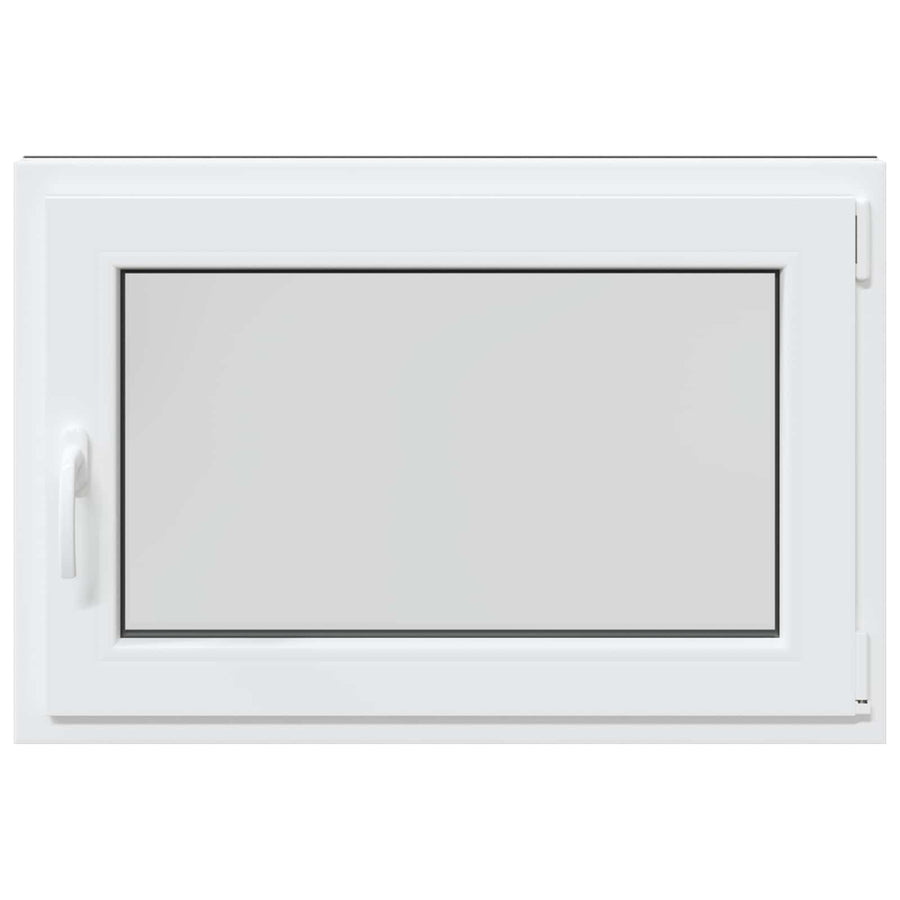 Kelderraam RISOR Antraciet 90 x 50 cm PVC en glas