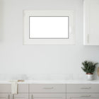 Basement window RISOR Anthracite 90 x 60 cm PVC and glass