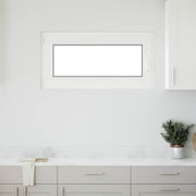 Kelderraam 100x50 cm PVC glas antraciet