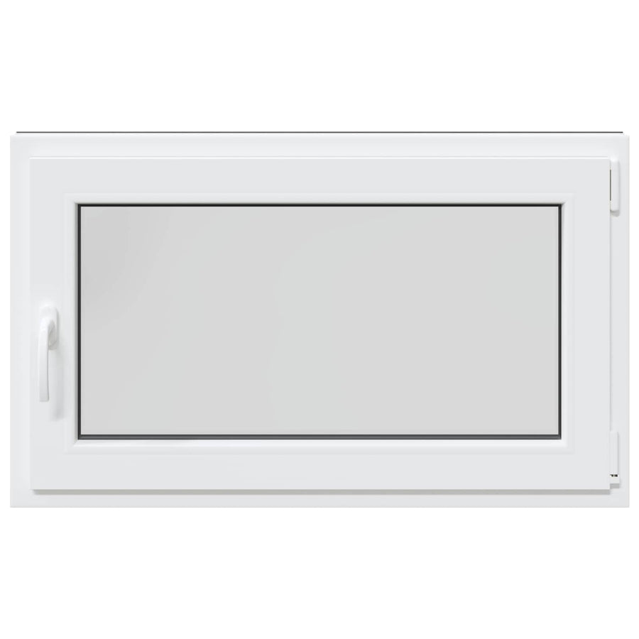 Kelderraam RISOR Antraciet 100 x 60 cm PVC en glas