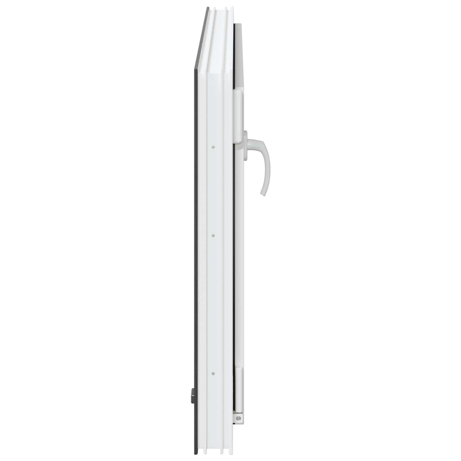 Kelderraam RISOR Antraciet 100 x 60 cm PVC en glas
