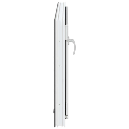 Kelderraam RISOR Antraciet 100 x 60 cm PVC en glas