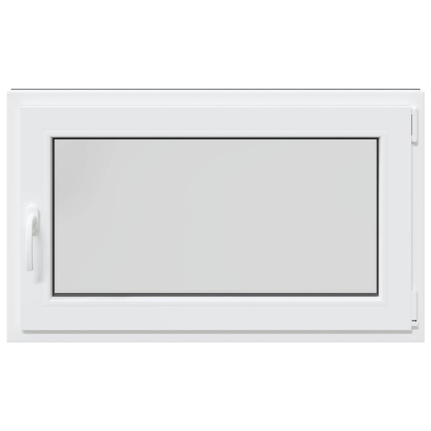 Kelderraam RISOR Antraciet 100 x 70 cm PVC en glas