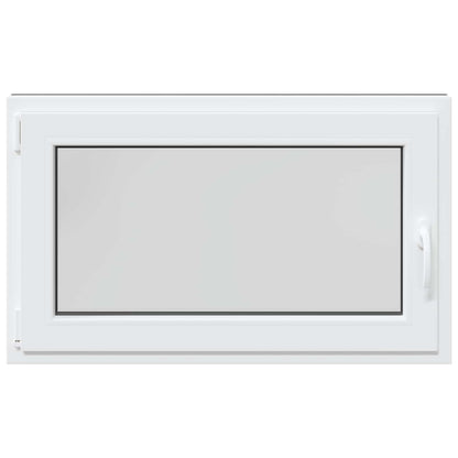 Kelderraam RISOR Antraciet 100 x 70 cm PVC en glas