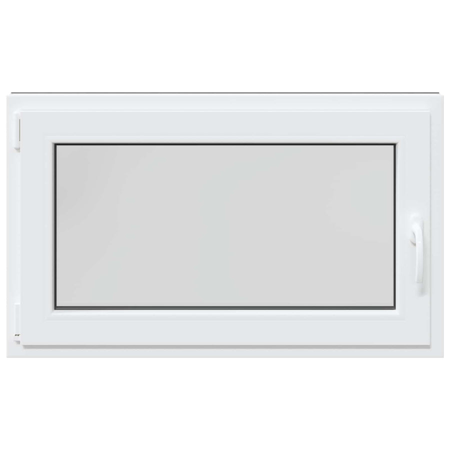 Kelderraam RISOR Antraciet 100 x 70 cm PVC en glas