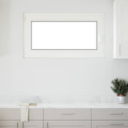 Kelderraam 110x50 cm antraciet PVC glas