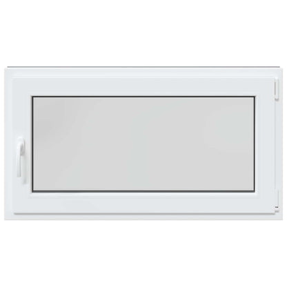 Kelderraam RISOR Antraciet 110 x 60 cm PVC en glas