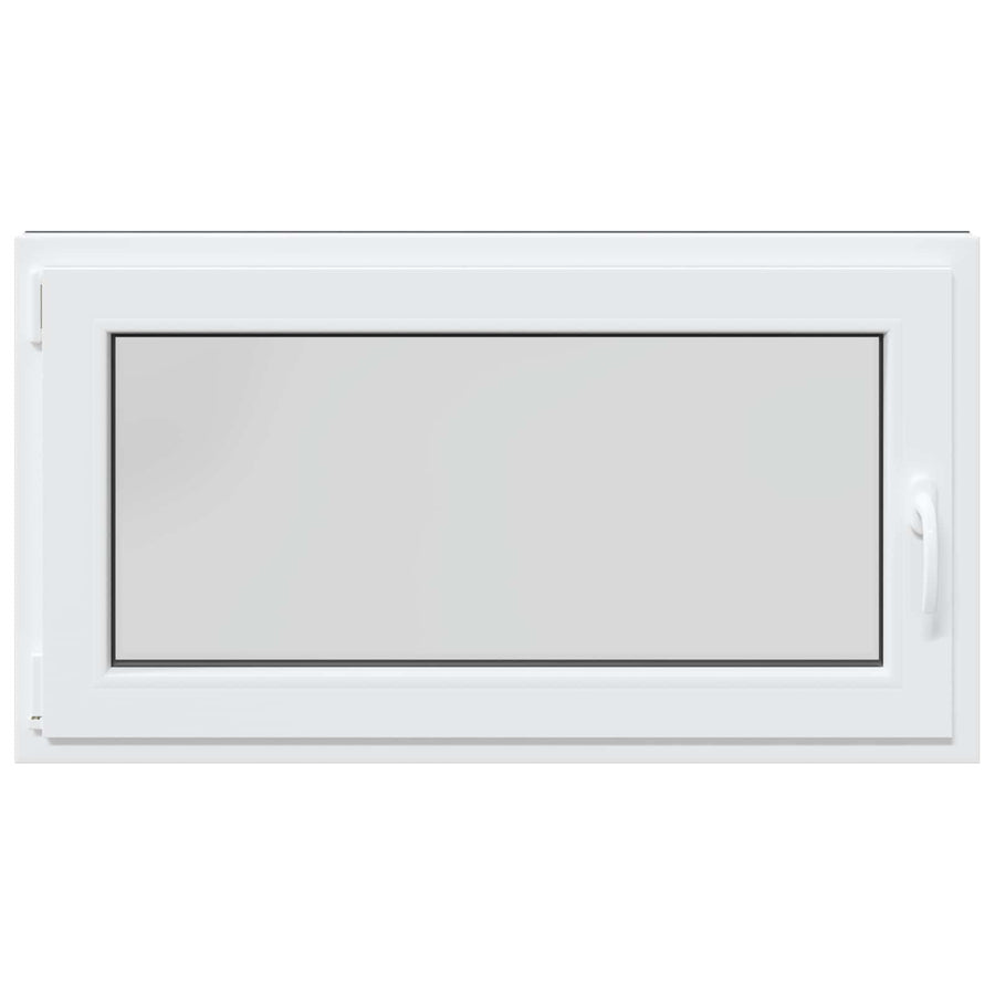 Kelderraam RISOR Antraciet 110 x 60 cm PVC en glas