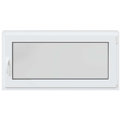 Kelderraam RISOR Antraciet 120 x 60 cm PVC en glas
