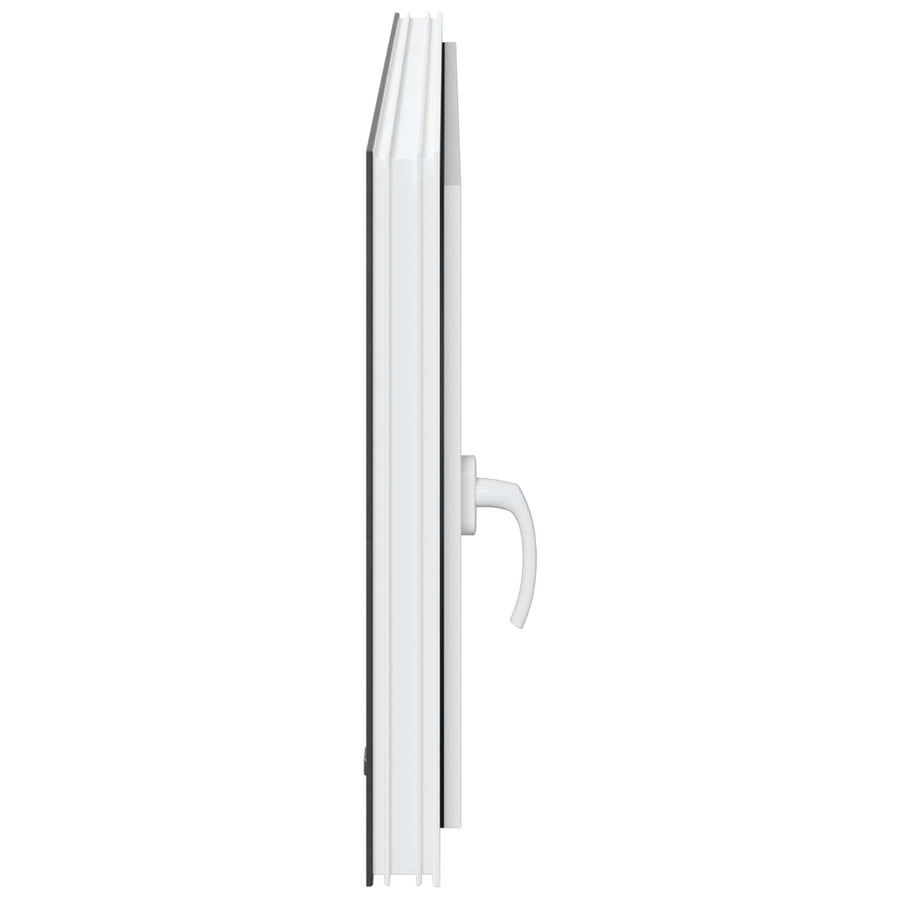 Kelderraam RISOR Antraciet 120 x 60 cm PVC en glas