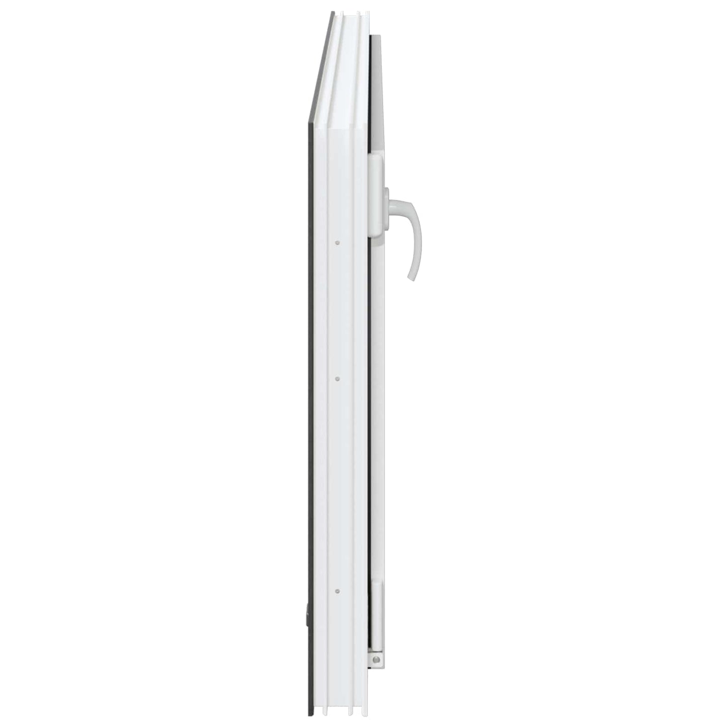 Kelderraam RISOR Antraciet 120 x 60 cm PVC en glas