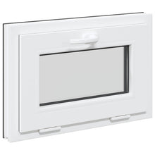 Kelderraam RISOR 60 x 40 cm PVC en glas Antracietkleurig
