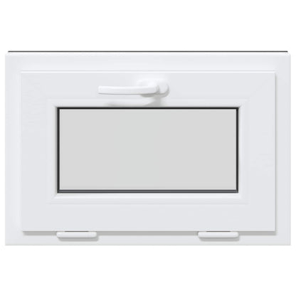 Kelderraam RISOR 60 x 40 cm PVC en glas Antracietkleurig