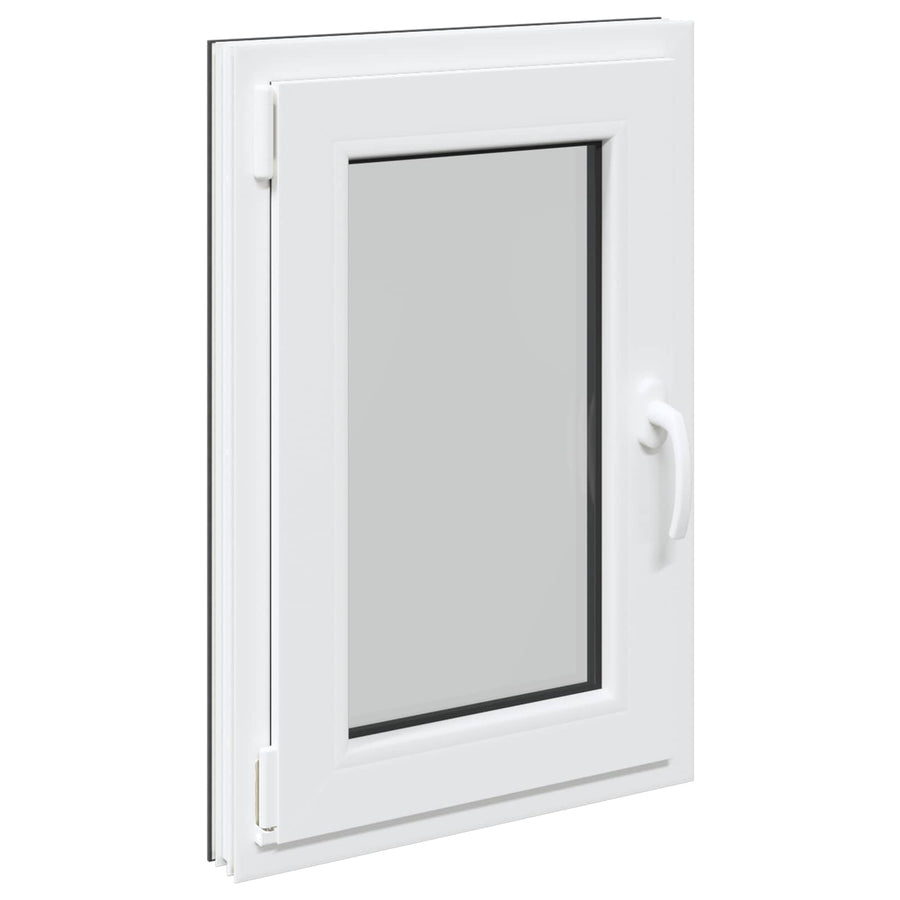 Kelderraam RISOR Antraciet 50 x 75 cm PVC en glas