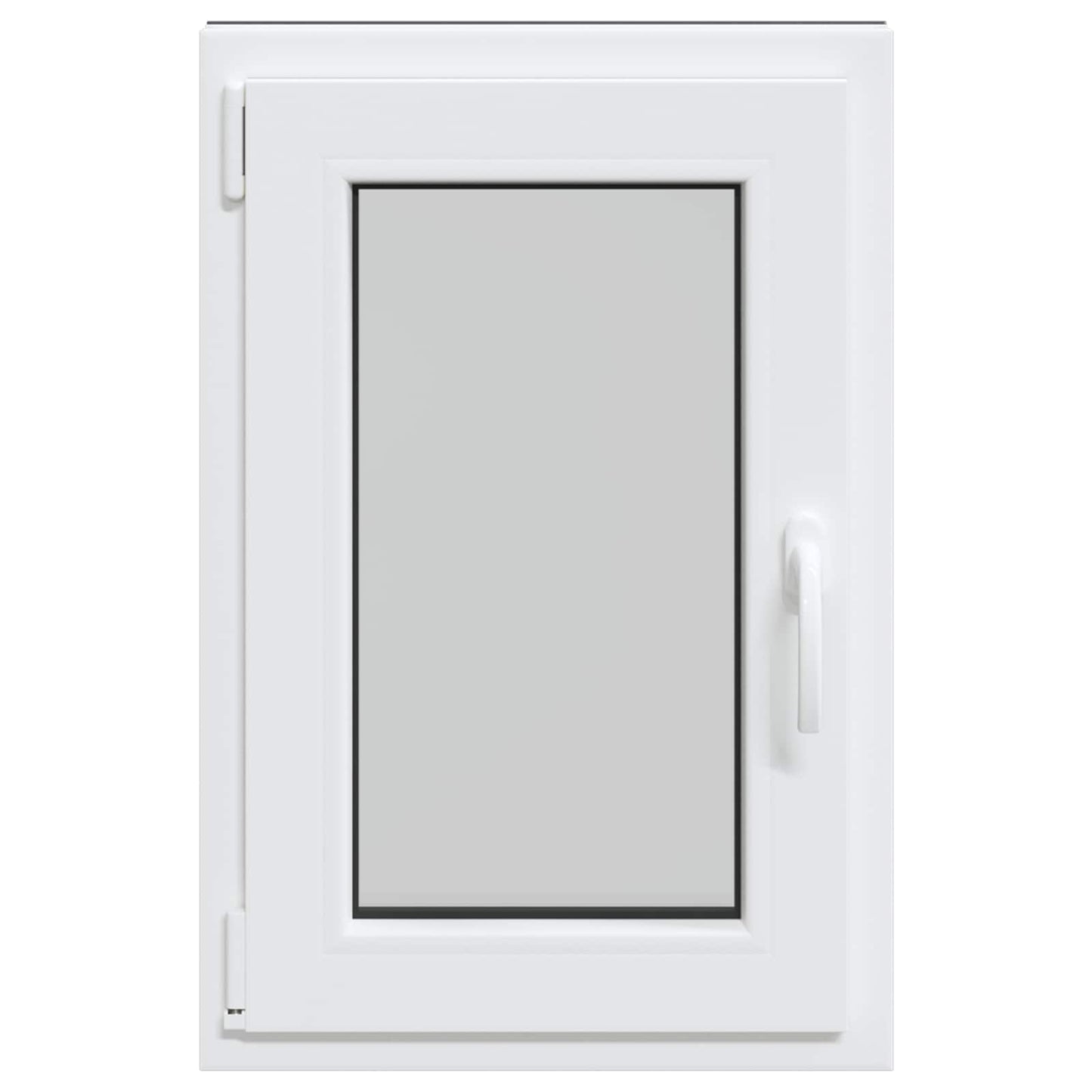 Kelderraam RISOR Antraciet 50 x 75 cm PVC en glas