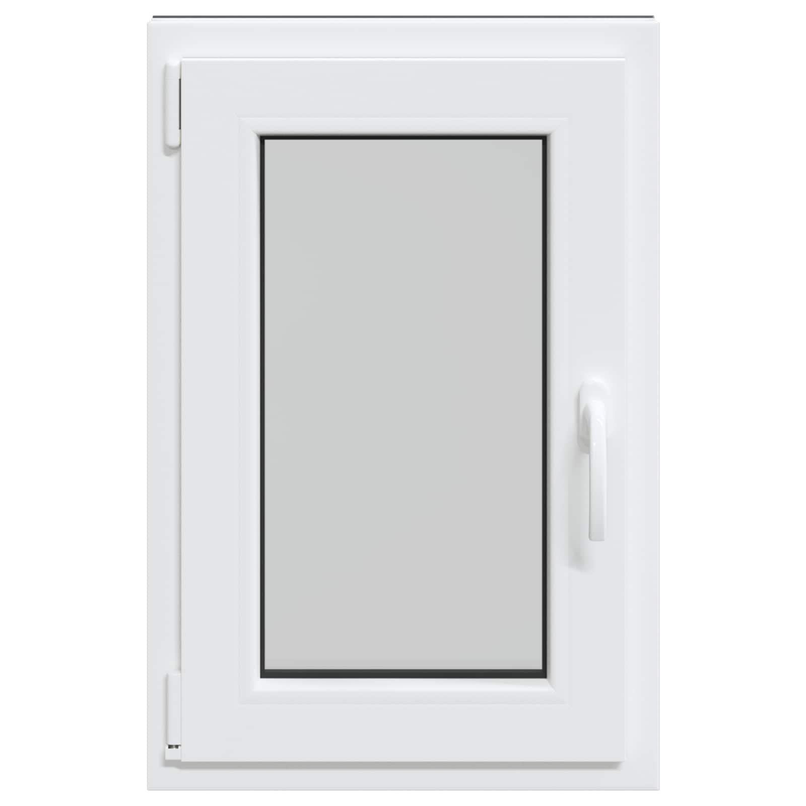 Kelderraam RISOR Antraciet 50 x 75 cm PVC en glas
