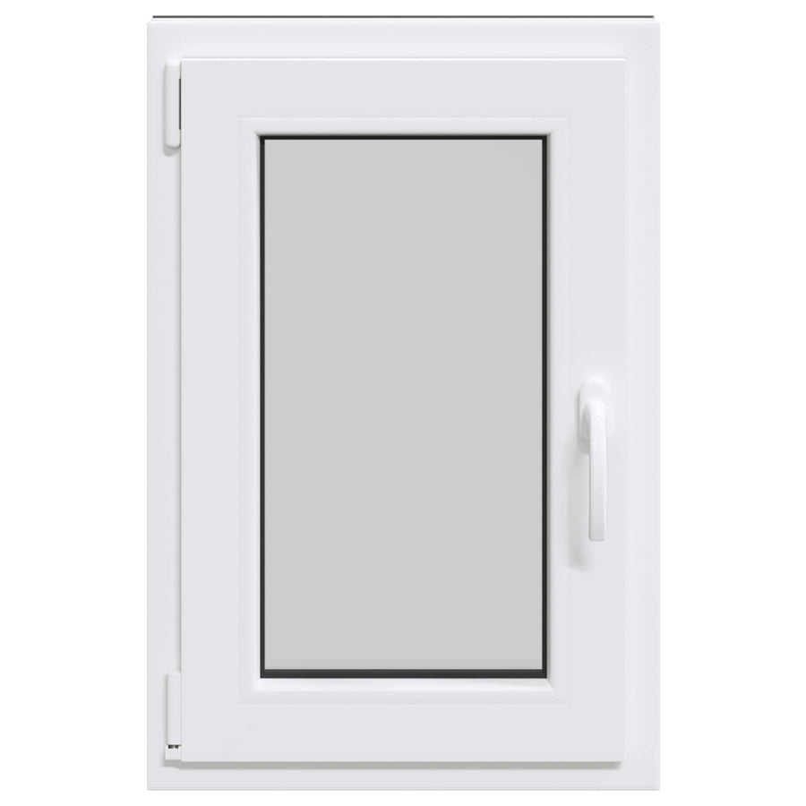 Kelderraam RISOR Antraciet 50 x 75 cm PVC en glas