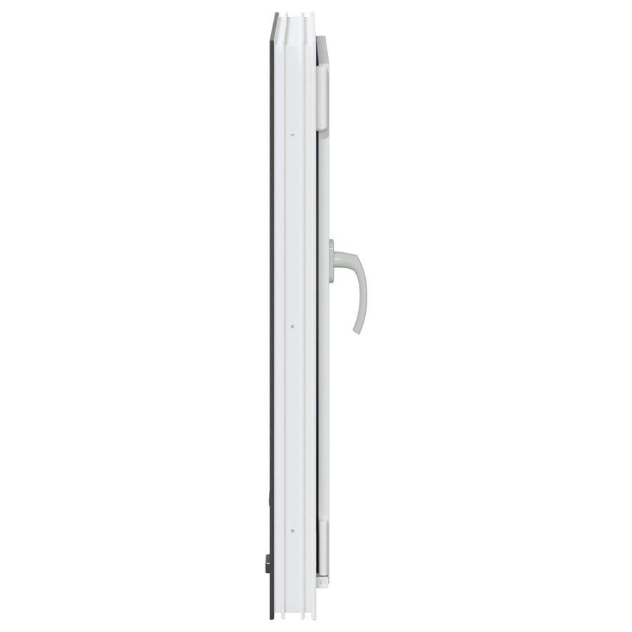 Kelderraam RISOR Antraciet 50 x 75 cm PVC en glas