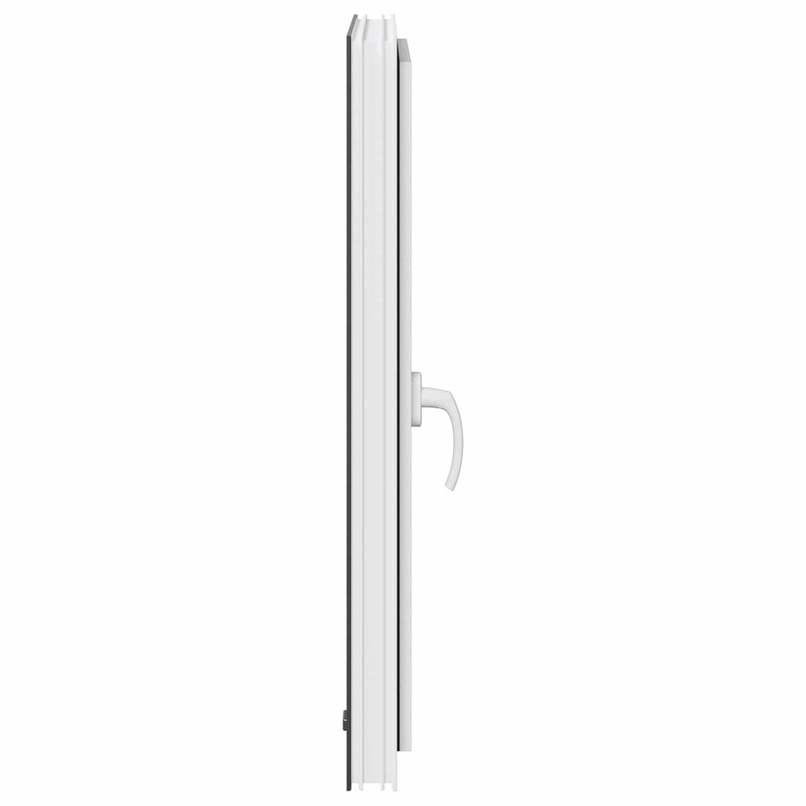 Kelderraam RISOR Antraciet 60 x 80 cm PVC en glas