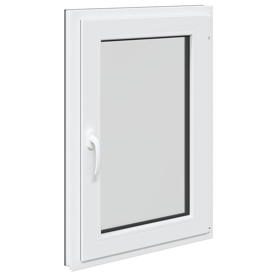 Kelderraam RISOR Antraciet 60 x 80 cm PVC en glas