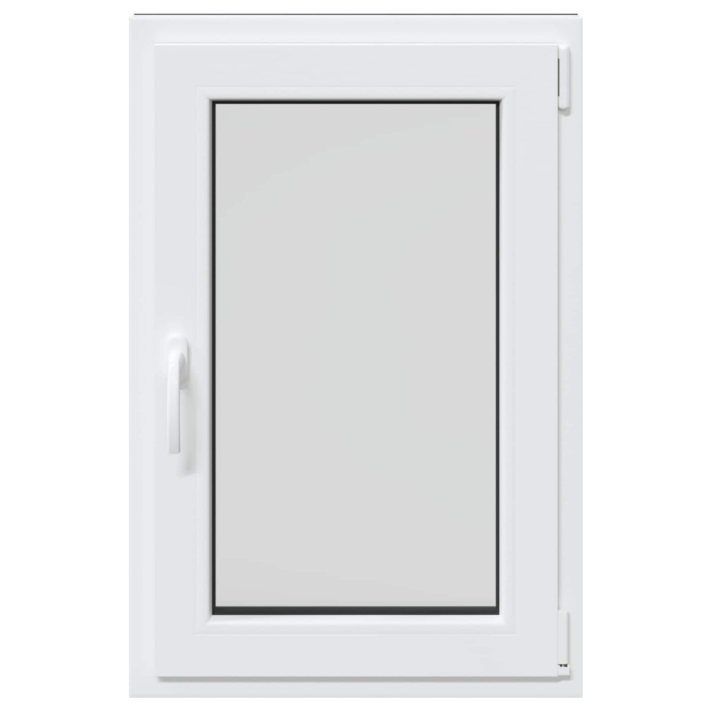 Kelderraam RISOR Antraciet 60 x 80 cm PVC en glas