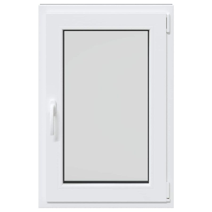Kelderraam RISOR Antraciet 60 x 90 cm PVC en glas