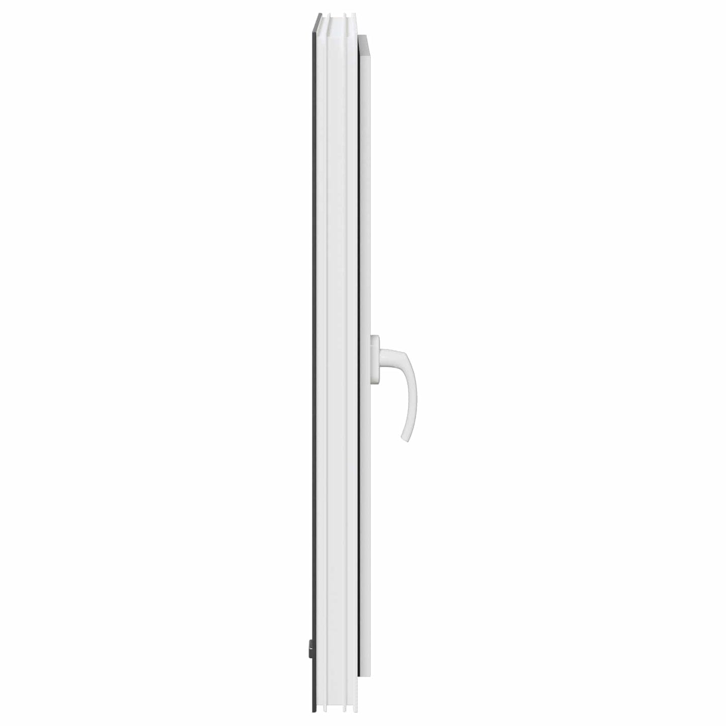 Kelderraam RISOR Antraciet 60 x 90 cm PVC en glas