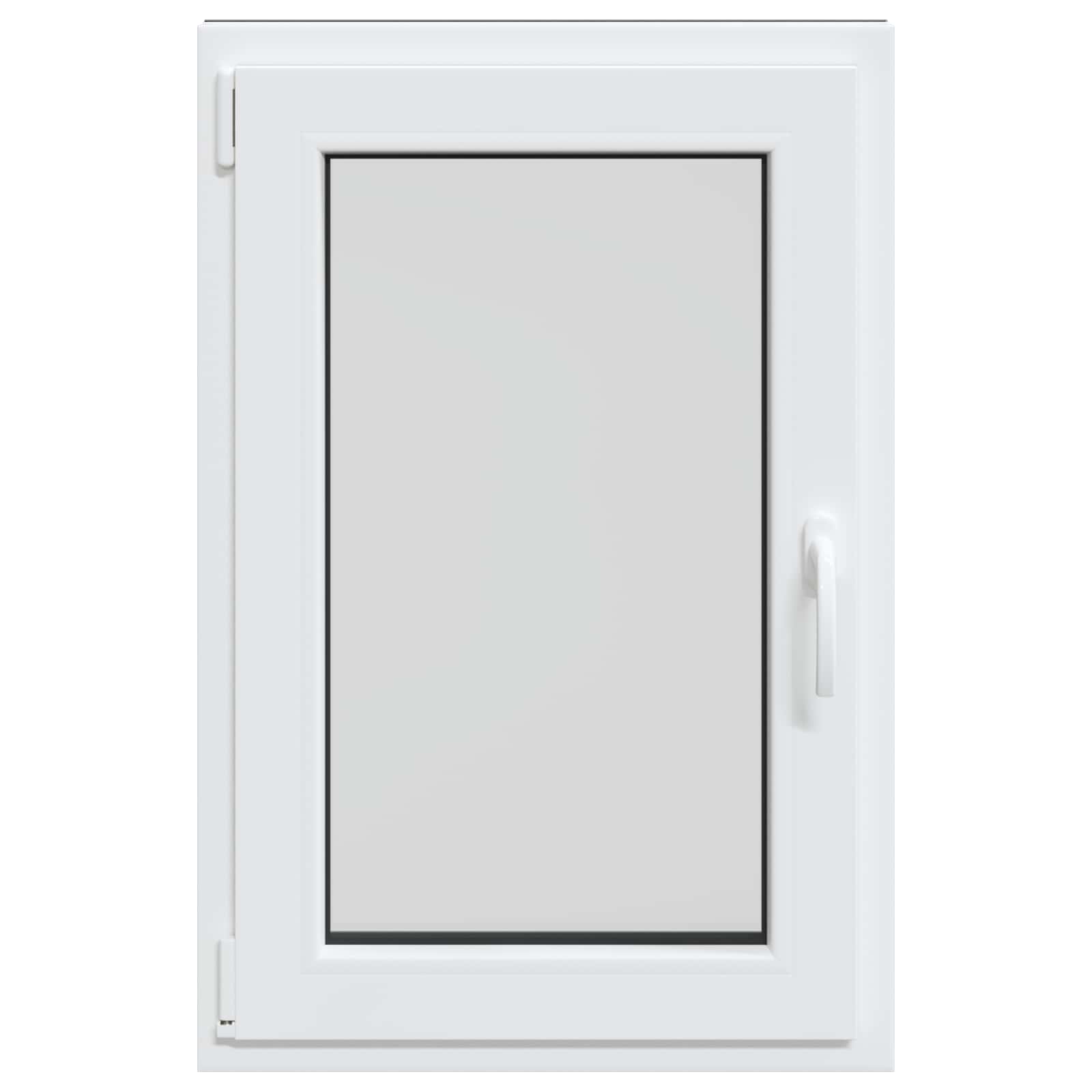 Kelderraam RISOR Antraciet 60 x 100 cm PVC en glas