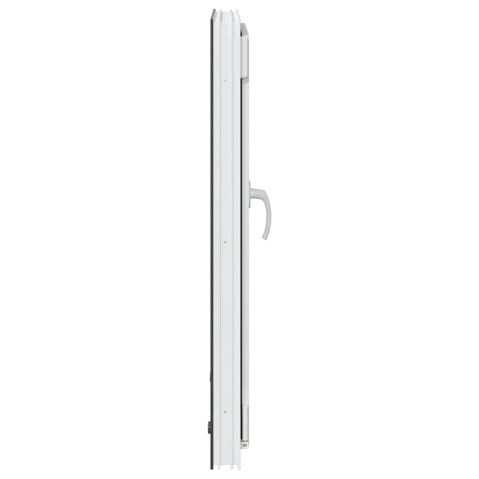 Kelderraam RISOR Antraciet 60 x 100 cm PVC en glas