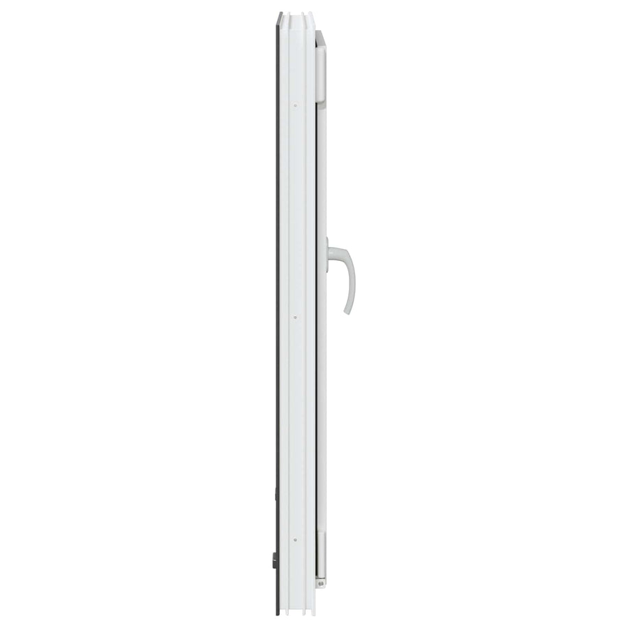 Kelderraam RISOR Antraciet 60 x 100 cm PVC en glas