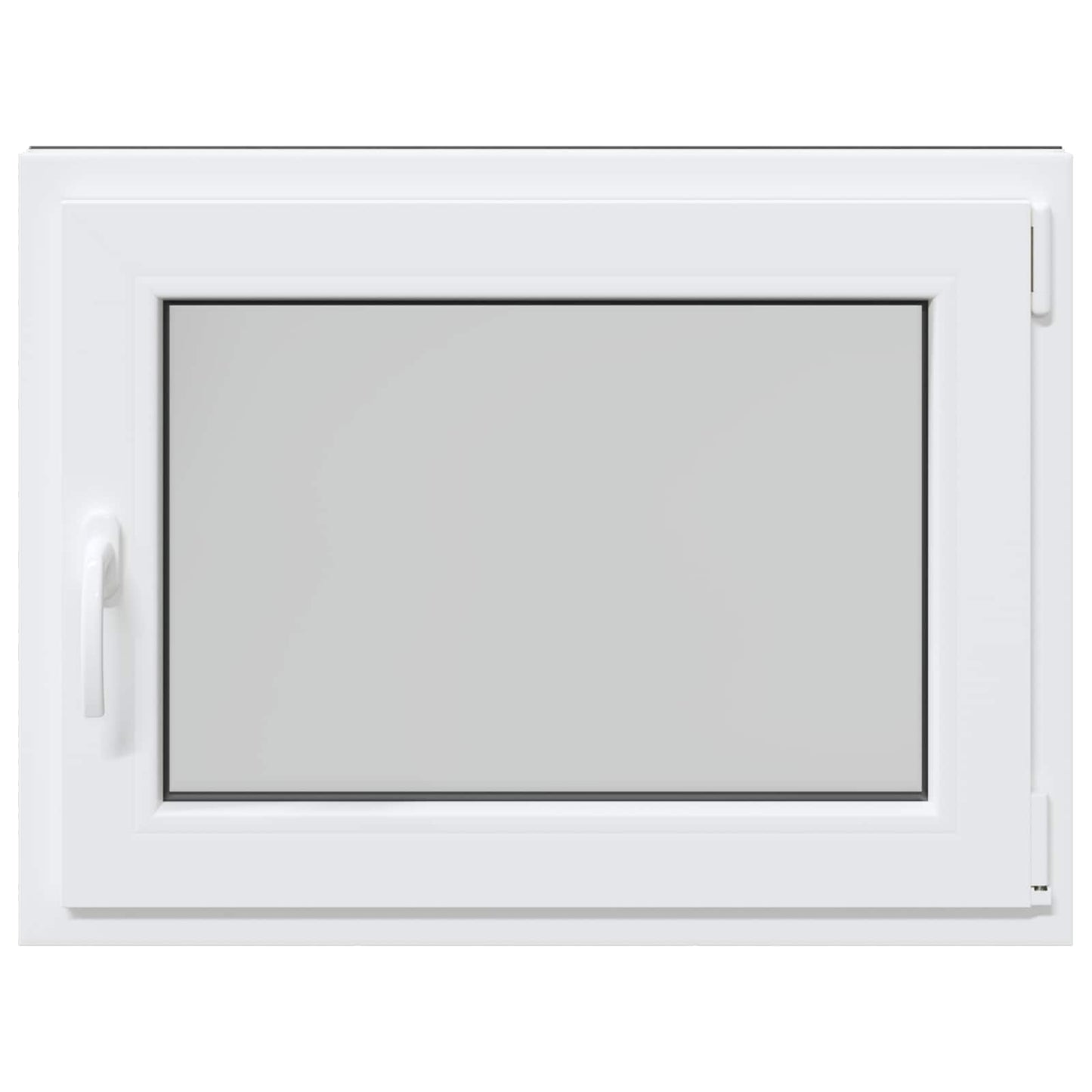 Kelderraam RISOR Antraciet 60 x 100 cm PVC en glas