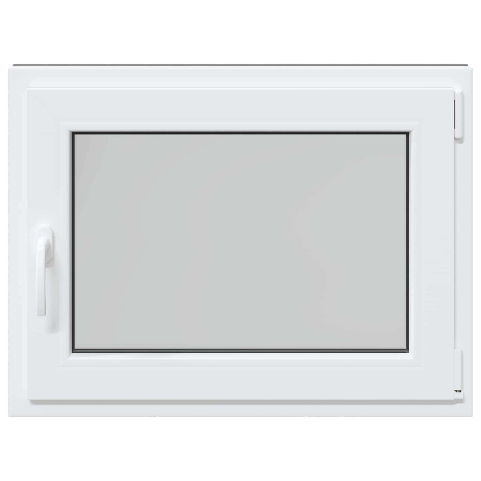 Kelderraam RISOR Antraciet 60 x 100 cm PVC en glas