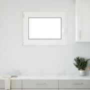 Kelderraam 80x60 cm PVC antraciet