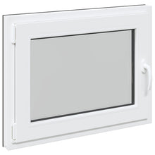 Kelderraam RISOR Antraciet 80 x 60 cm PVC en glas