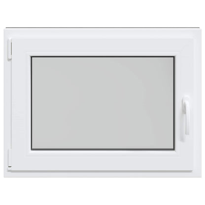 Kelderraam RISOR Antraciet 80 x 70 cm PVC en glas