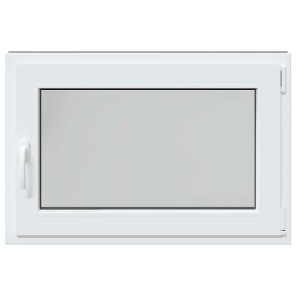Kelderraam RISOR Antraciet 80 x 70 cm PVC en glas