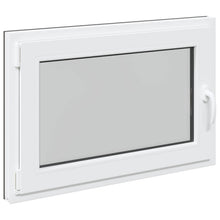 Kelderraam RISOR Antraciet 90 x 70 cm PVC en glas