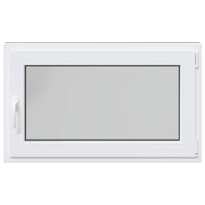 Kelderraam RISOR Antraciet 100 x 50 cm PVC en glas